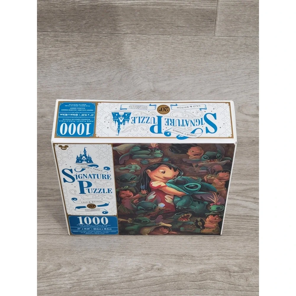 Disney Parks Signature Puzzle Lilo & Stitch 1000 Piece Jigsaw Puzzle New Sealed